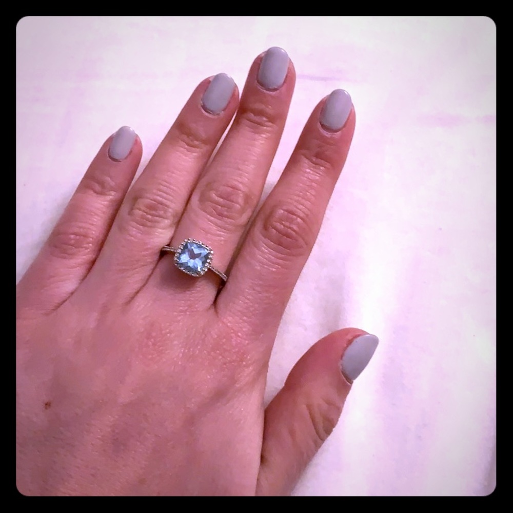 Blue ring 925